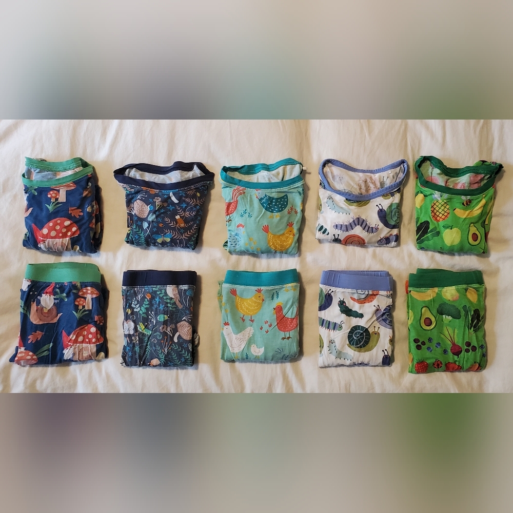 Little Sleepies Bundle Of 5x Size 7/8 GUC